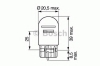 Лампа накаливания w21/5w 12v 1987302252