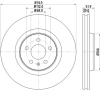 Диск тормозной 8DD355117-181