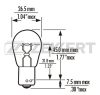 Лампа PY21W 12V 21W LP-1071