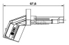 Датчик ABS правый Audi/VW 0265007928